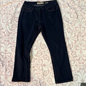 Men's Slim Straight Jeans - Dark Blue